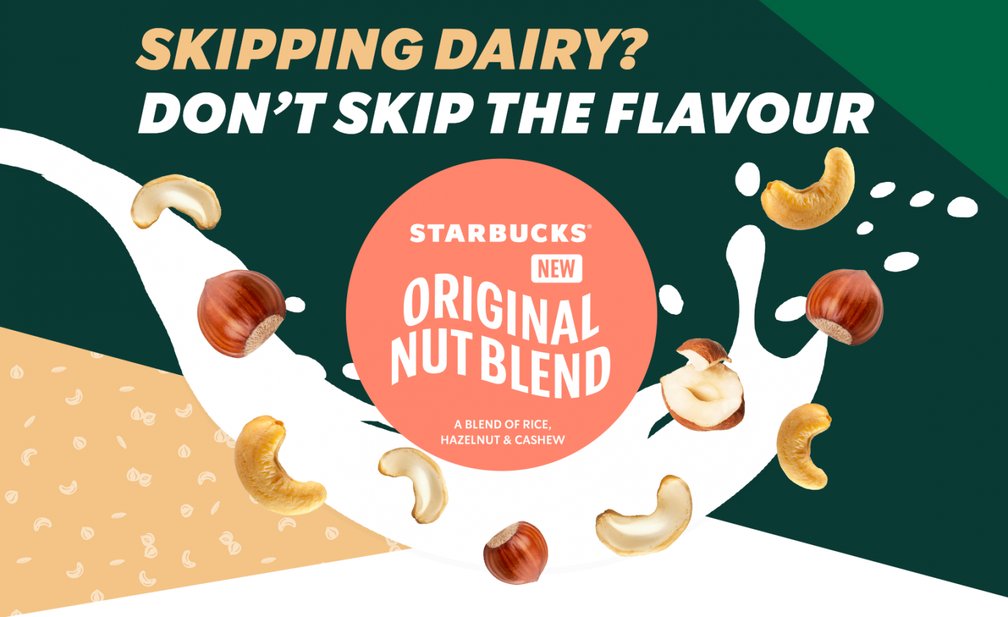 Starbucks launch Original Nut Blend their 5th milk alternative Dairy Free Daisy