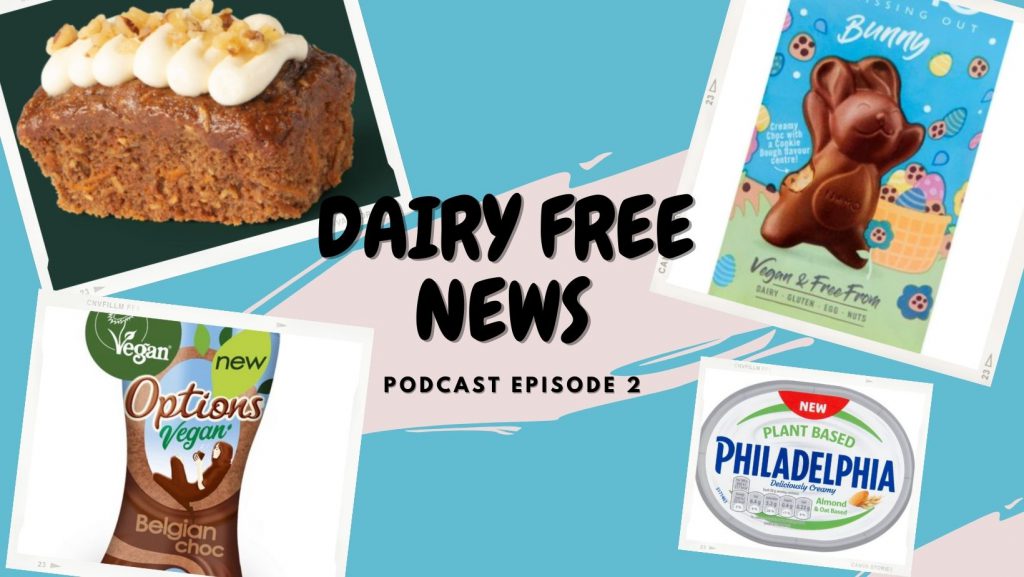 A sample of dairy free products we spoke about on episode 2 of the Dairy Free Daisy podcast.