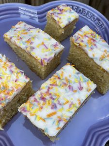 Dairy Free Old School Sprinkle Cake Recipe - Dairy Free Daisy