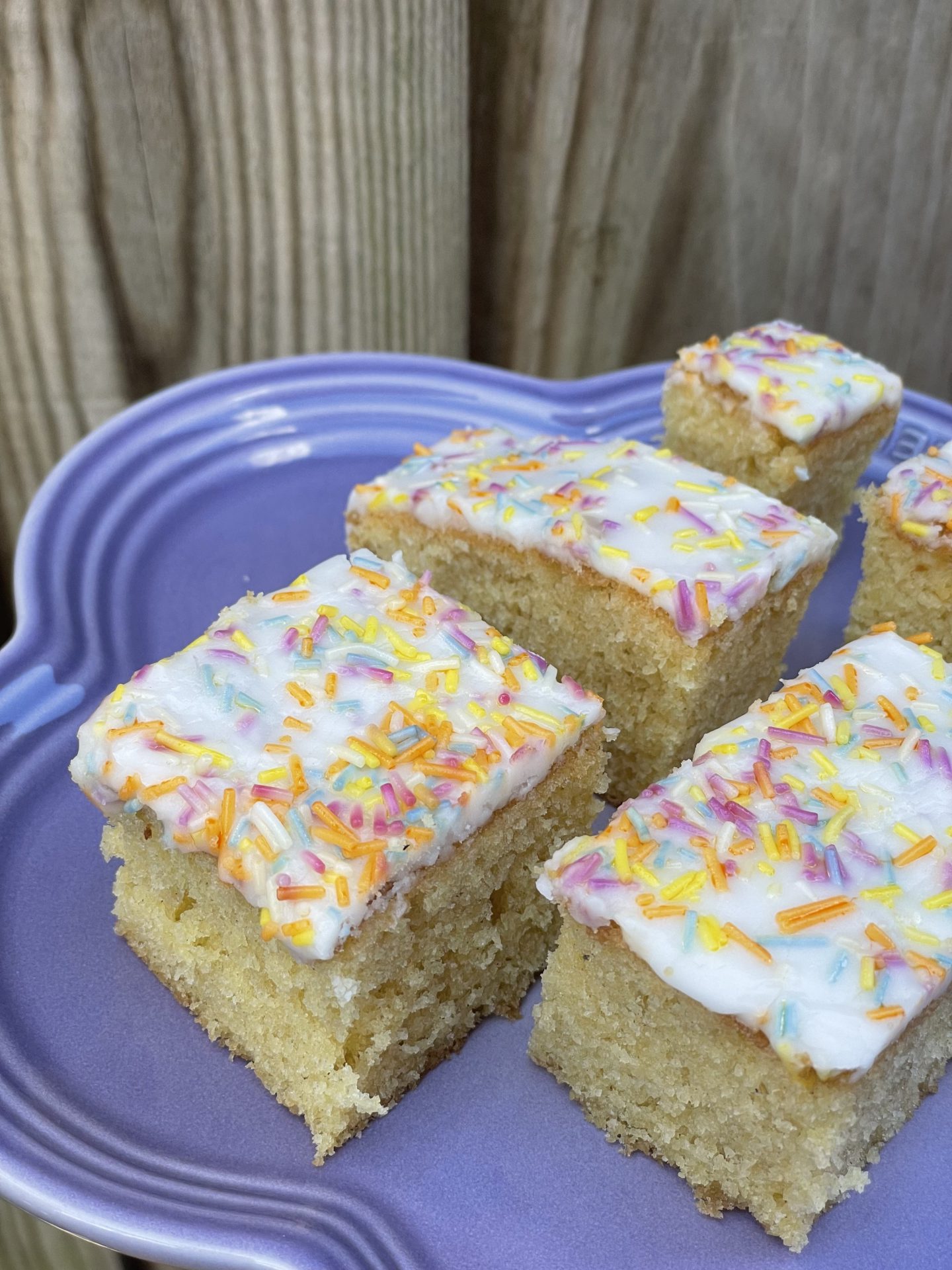 Dairy Free Old School Sprinkle Cake Recipe - Dairy Free Daisy